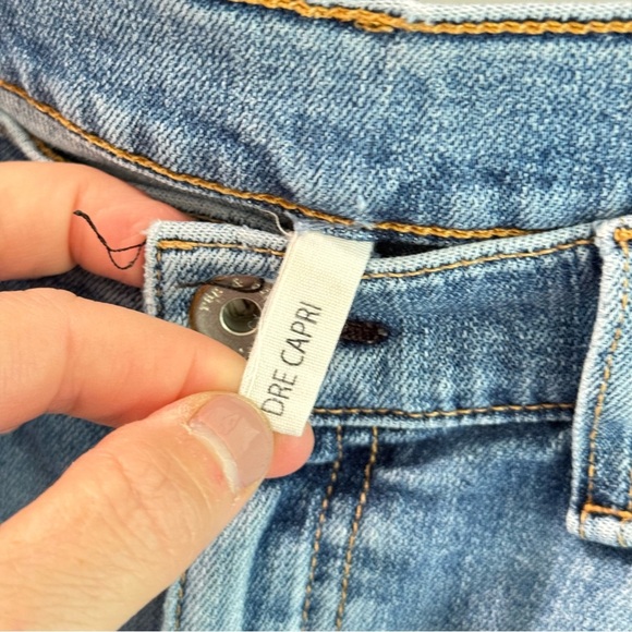 Rag & Bone Dre Capri Jeans in Paint Splatter Bulwarks Wash Size 31 - Picture 6 of 10